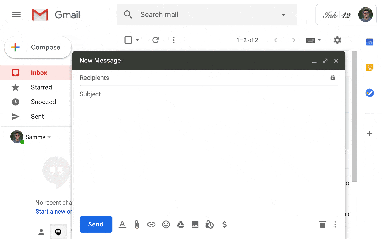 Gmail Autocomplete