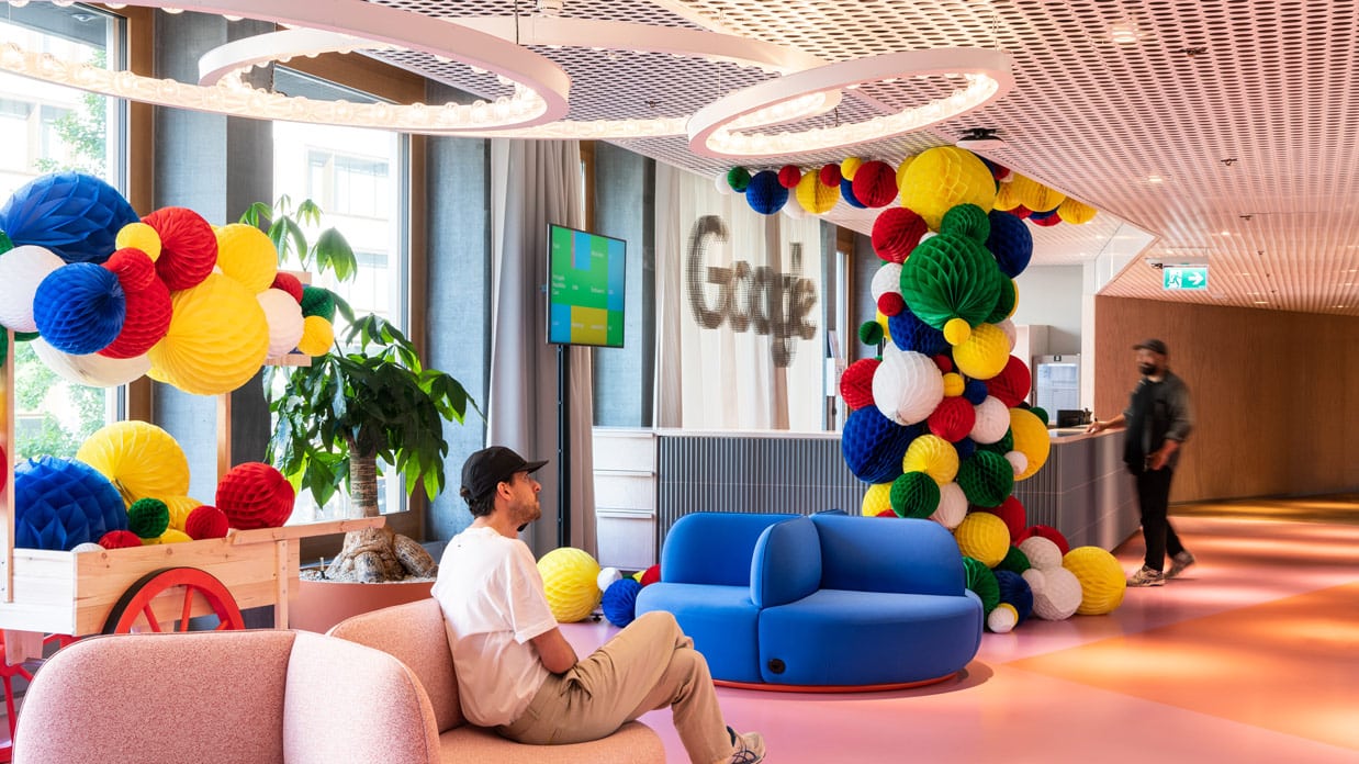 Foto eines Google Büros